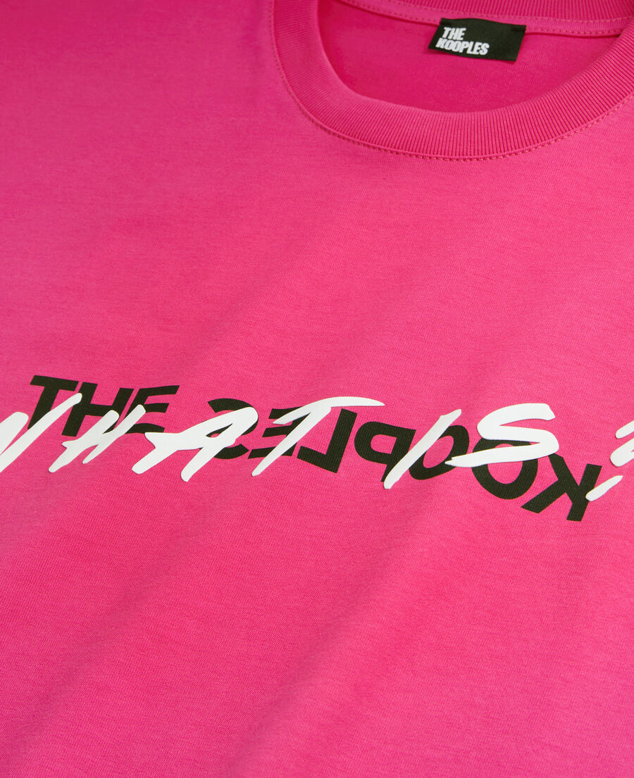 The Kooples H FUSHIA men's fuchsia what is t-shirt