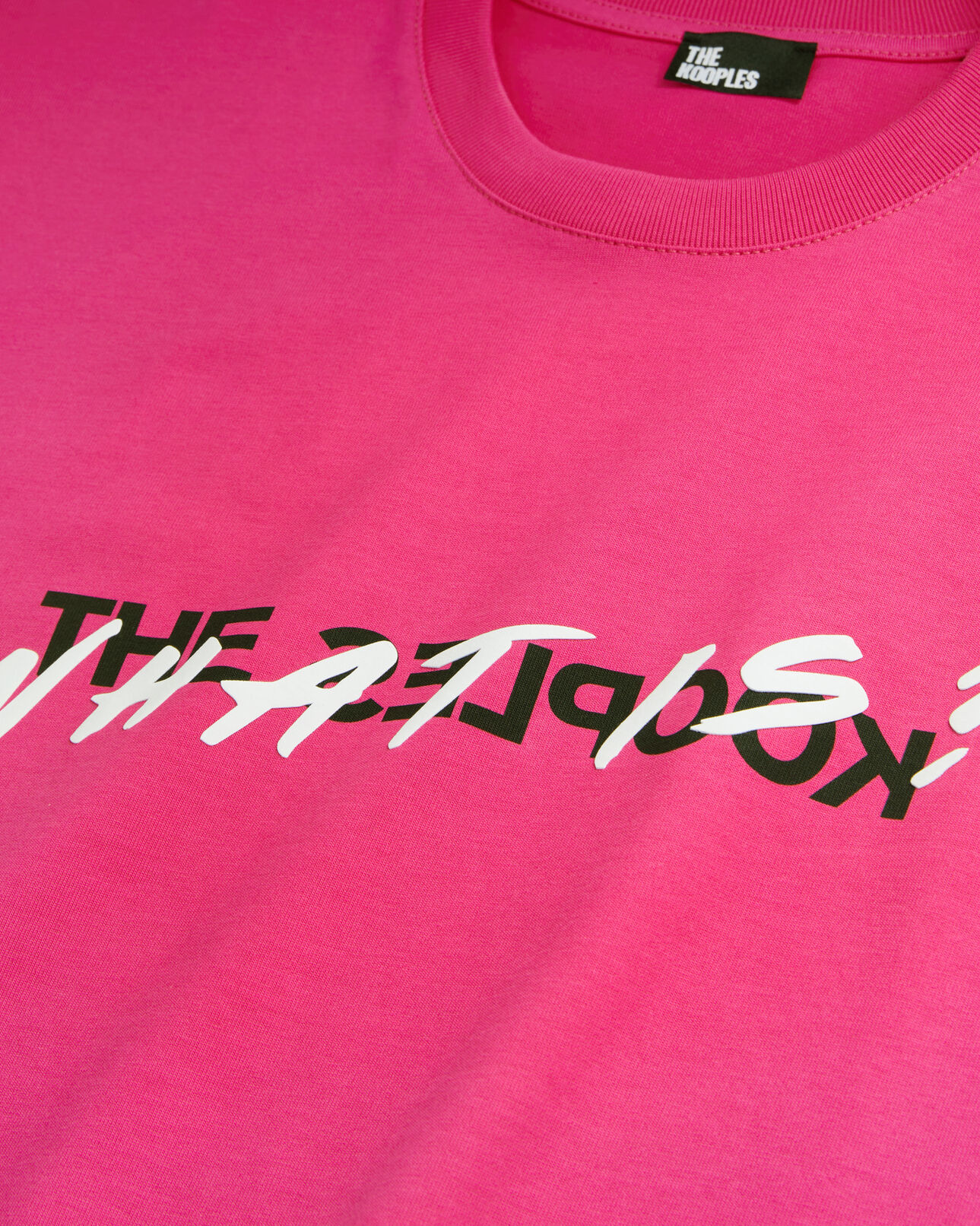 The Kooples HOMME FUSHIA t-shirt homme what is fuchsia