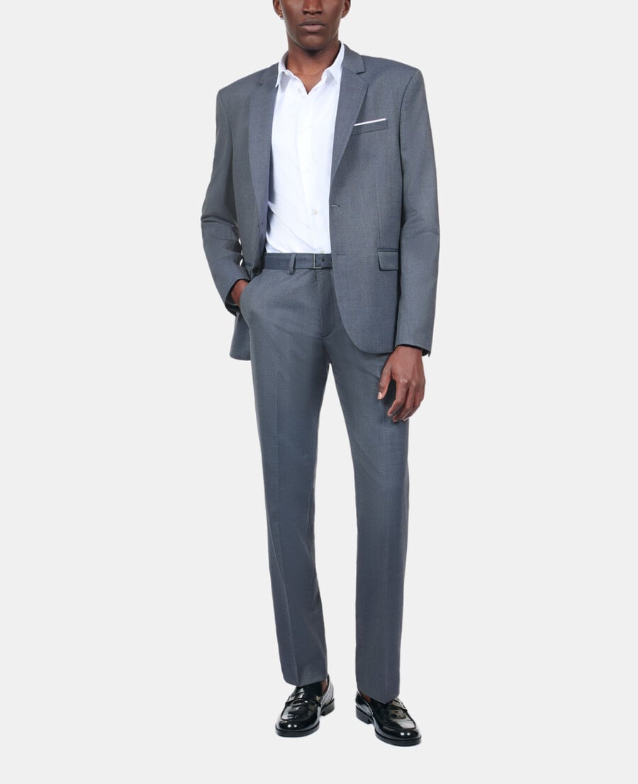 The Kooples MEN BLUE blue wool suit jacket