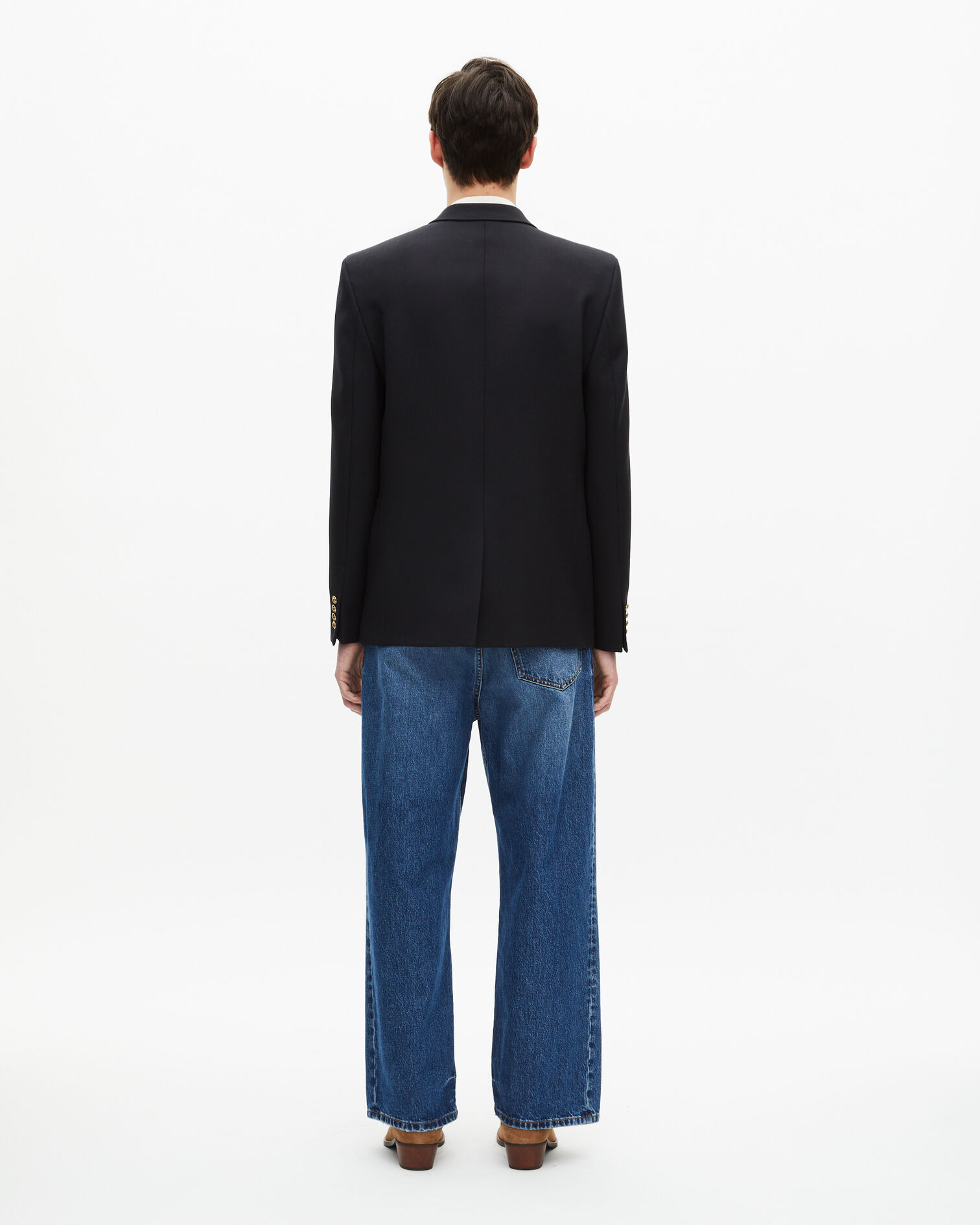 Marineblaue Wolljacke, DARK NAVY, hi-res image number null