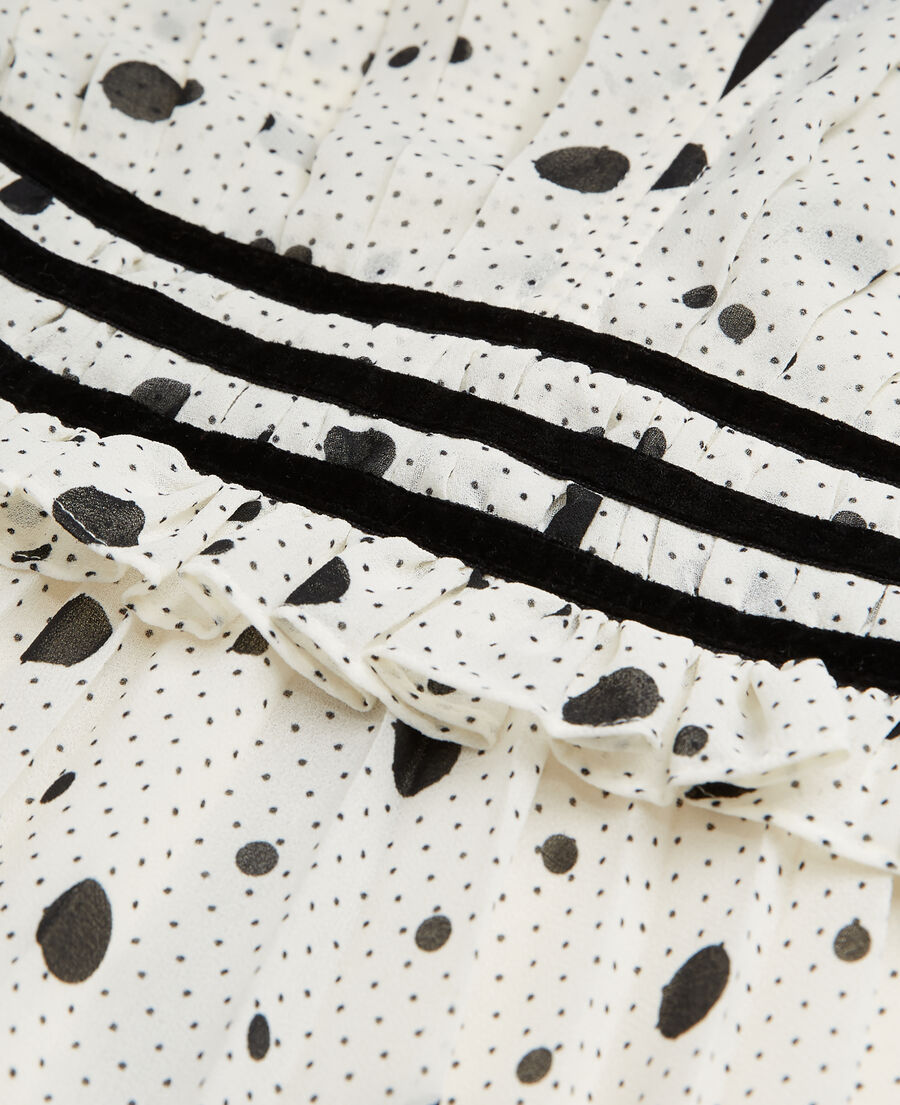 robe courte imprimée