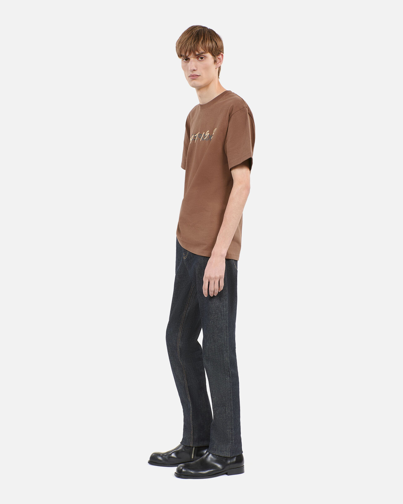 The Kooples HOMME BROWN t-shirt what is marron