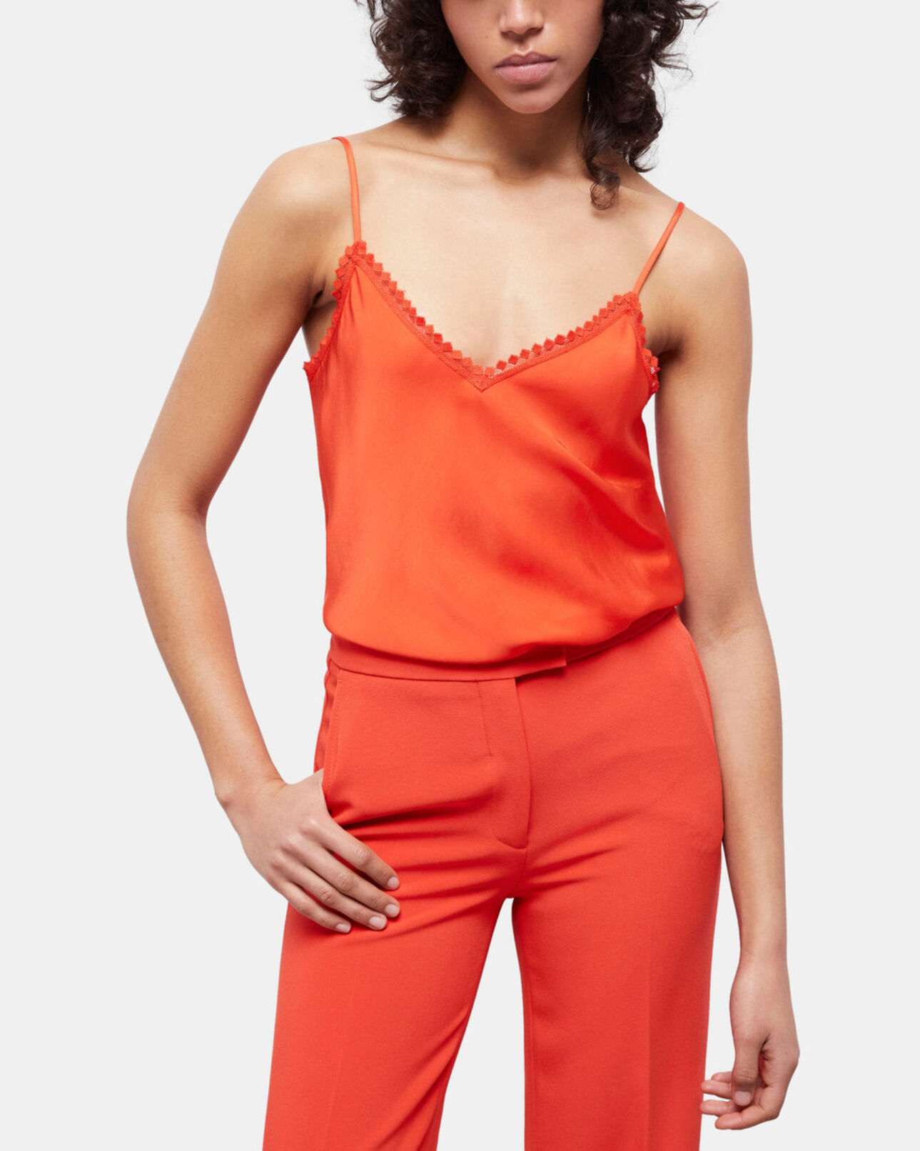 The Kooples FEMME PUMPKIN caraco orange