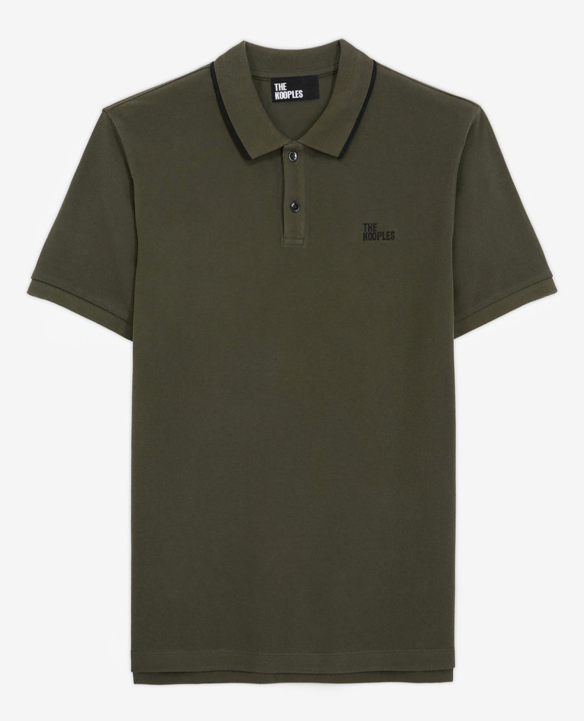 Khaki classic polo, FORET, hi-res image number null