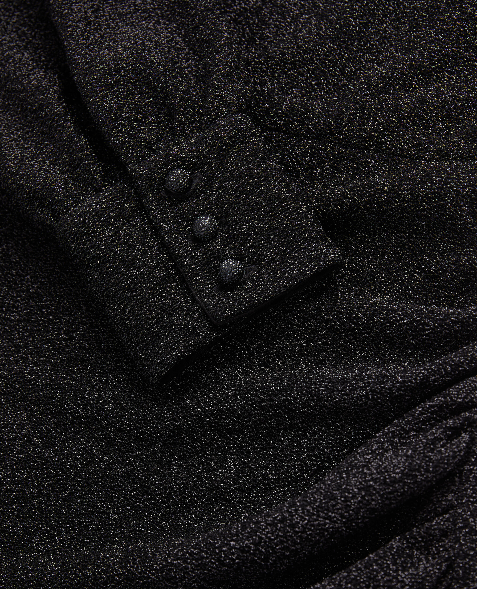 Short black glitter effect dress, BLACK, hi-res image number null