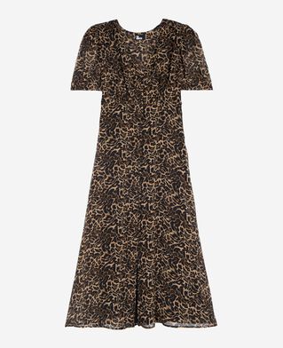 The Kooples WOMEN LEOPARD long leopard dress
