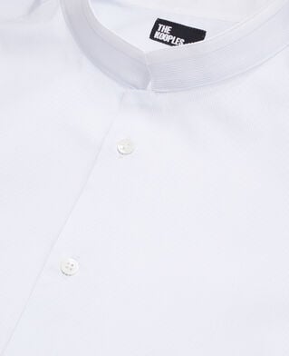 The Kooples HERREN BLUE WHITE blaues hemd aus baumwolle