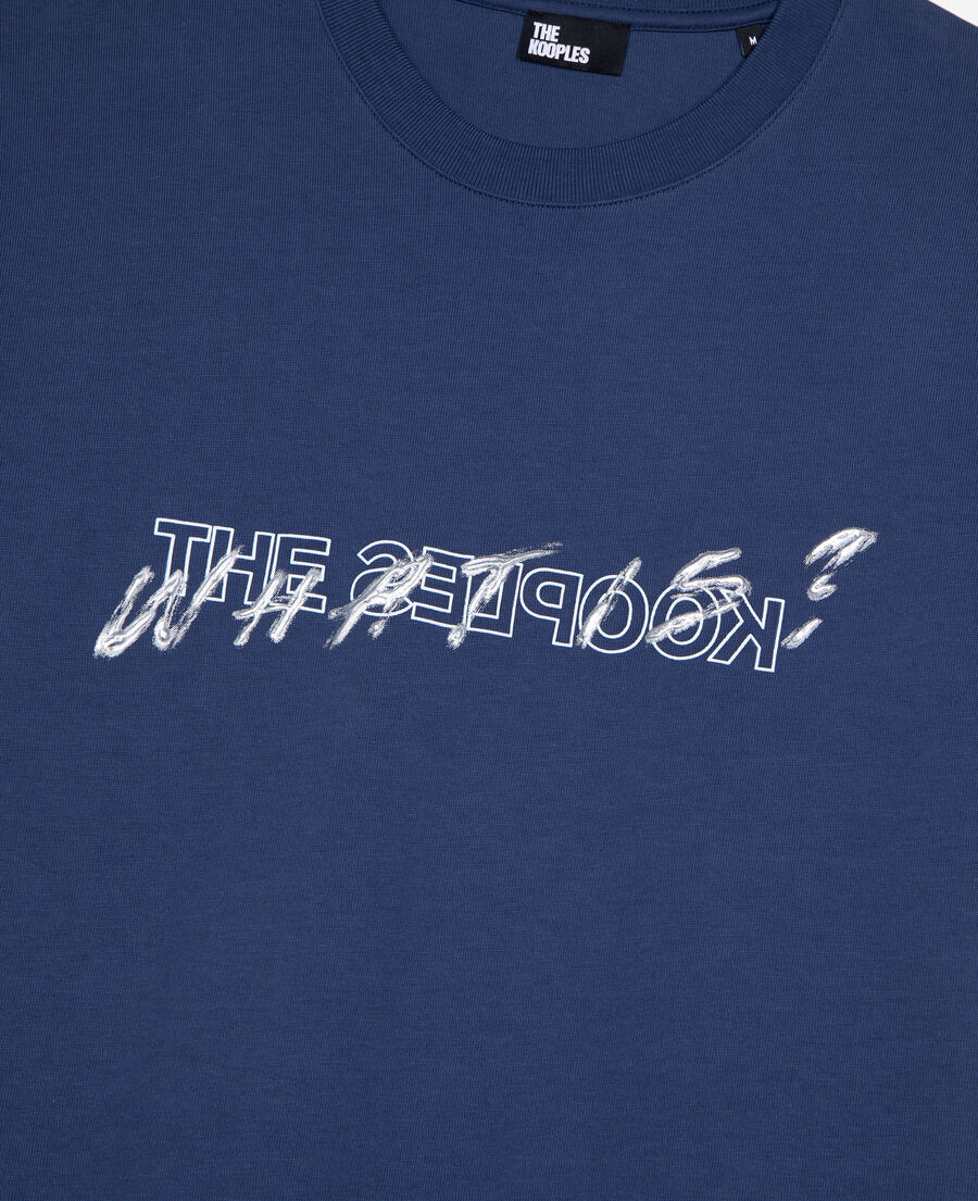 The Kooples HOMME DARK NAVY t-shirt what is bleu marine
