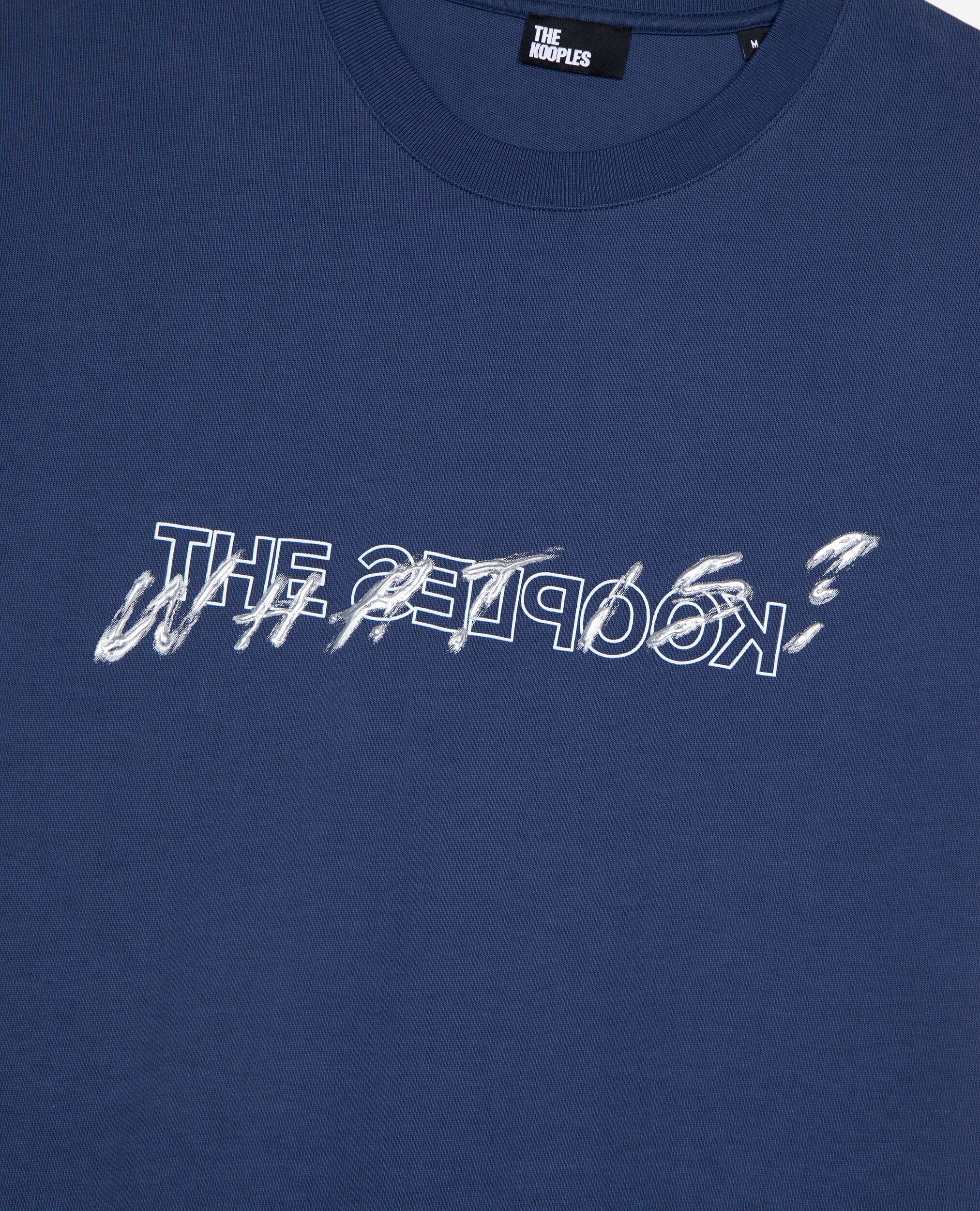 What is navy blue T-shirt, DARK NAVY, hi-res image number null