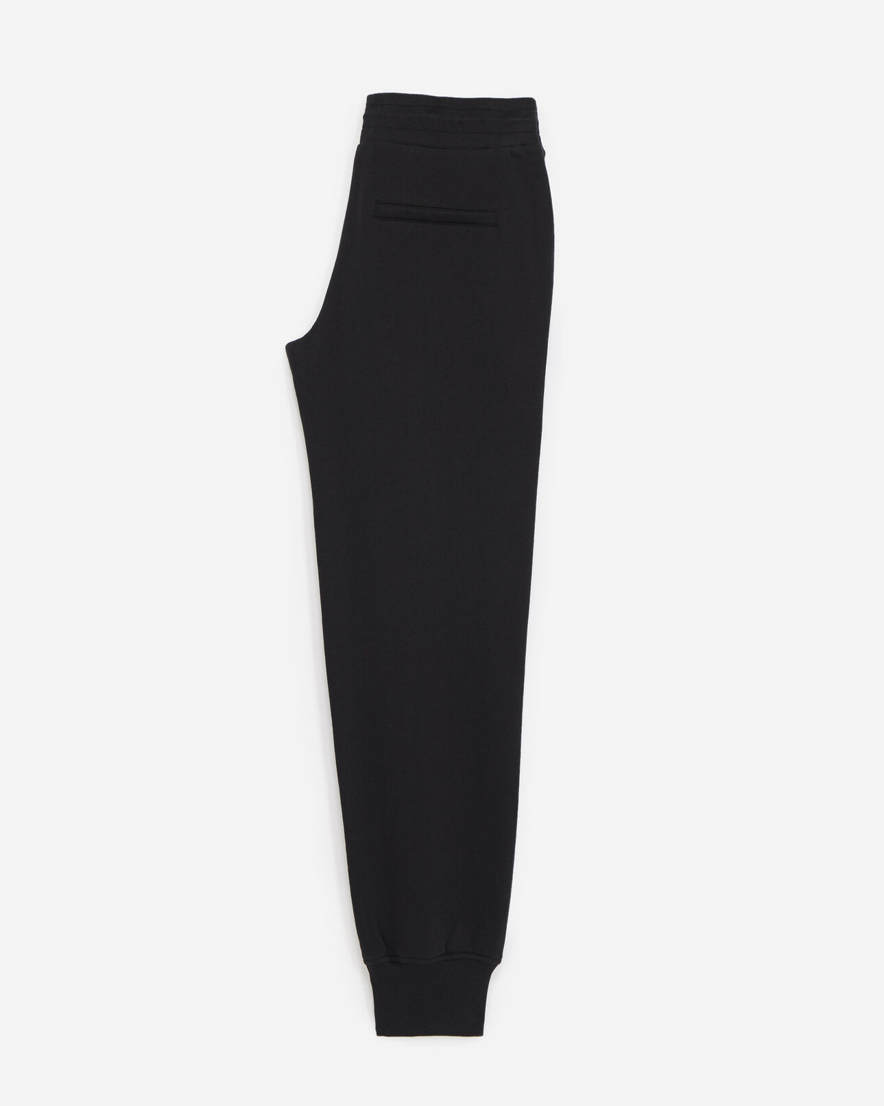 The Kooples WOMEN BLACK black joggers with rubber logo