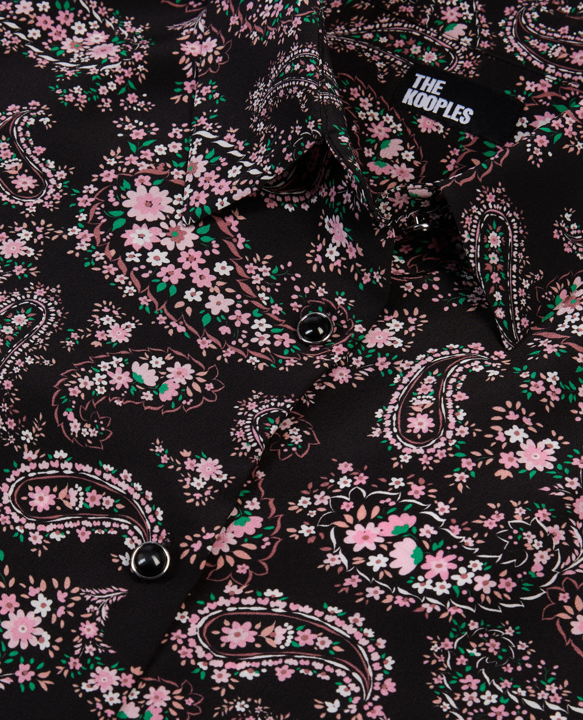 Camisa estampada, BLACK / PINK, hi-res image number null