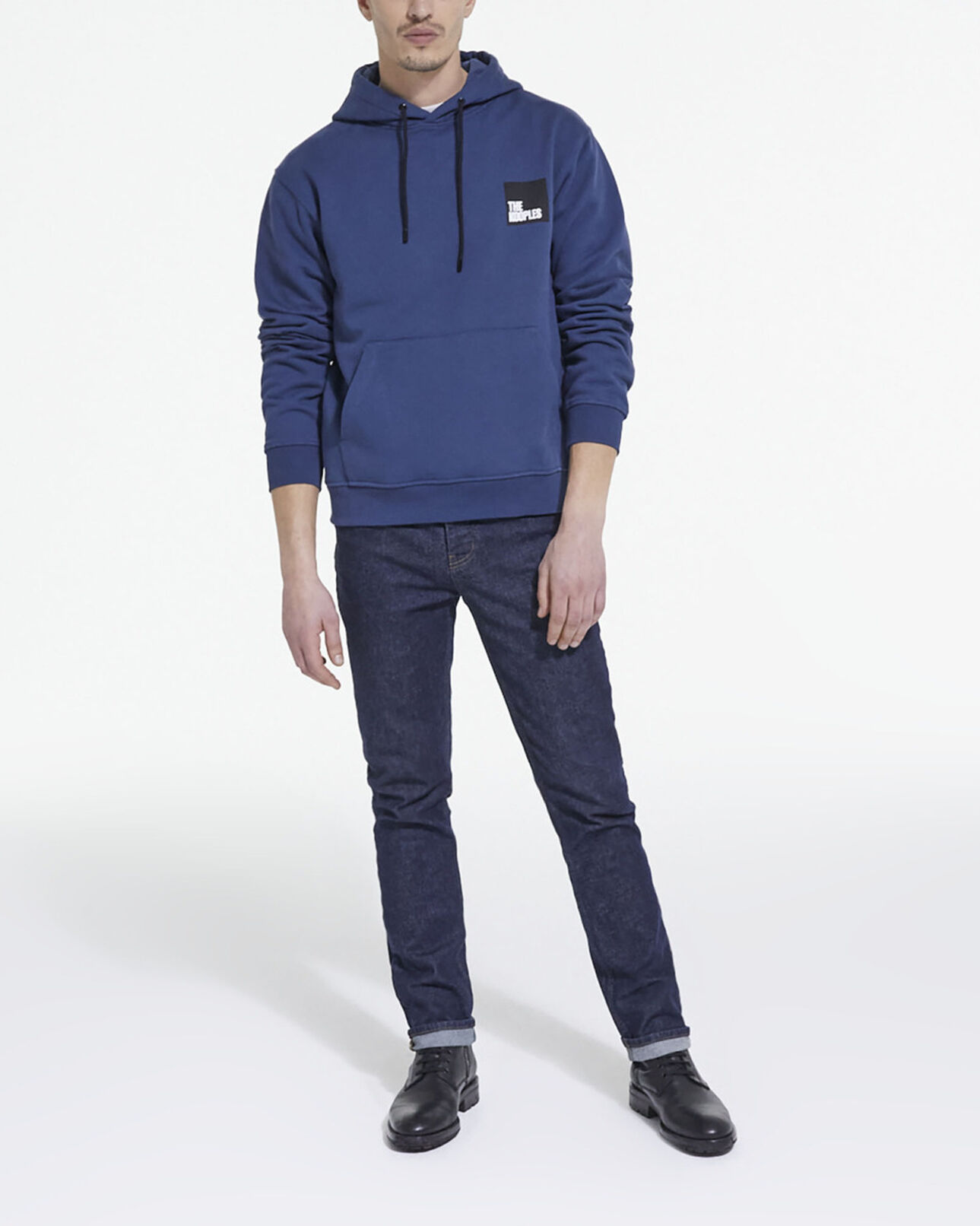 The Kooples HOMME NAVY sweat bleu marine