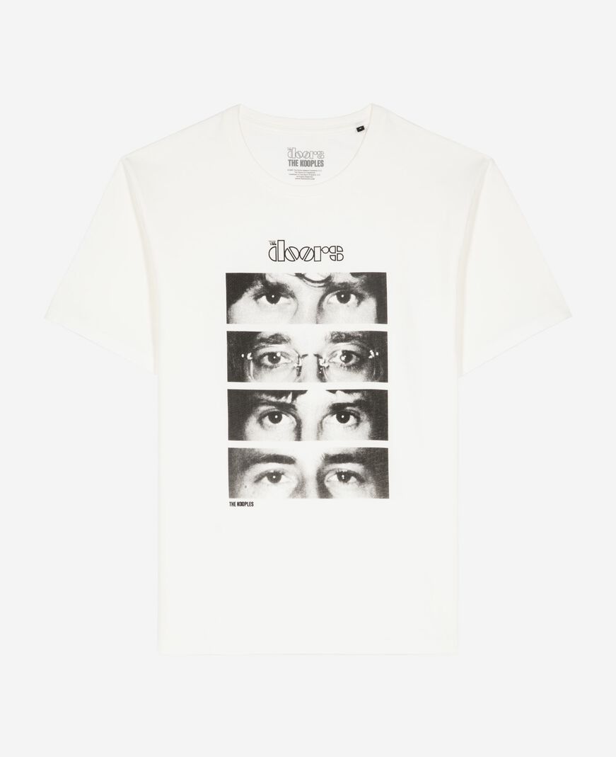 The Kooples MIXTE ECRU t-shirt mixte the doors x the kooples écru