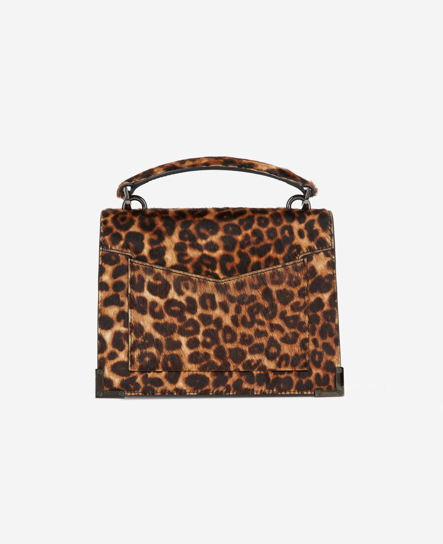 The Kooples WOMEN LEOPARD small emily bag in leopard print leather
