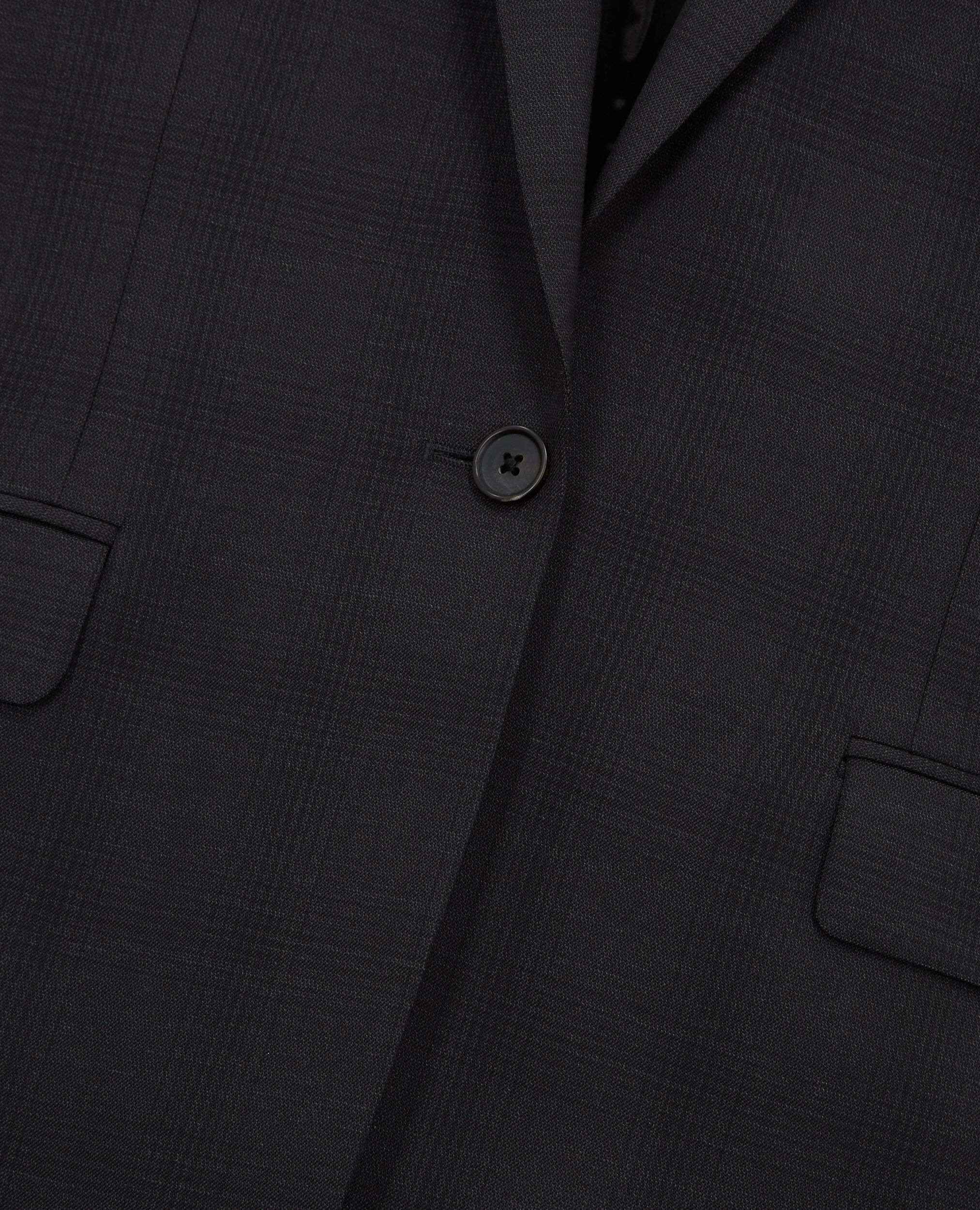 Check suit jacket, BLACK, hi-res image number null