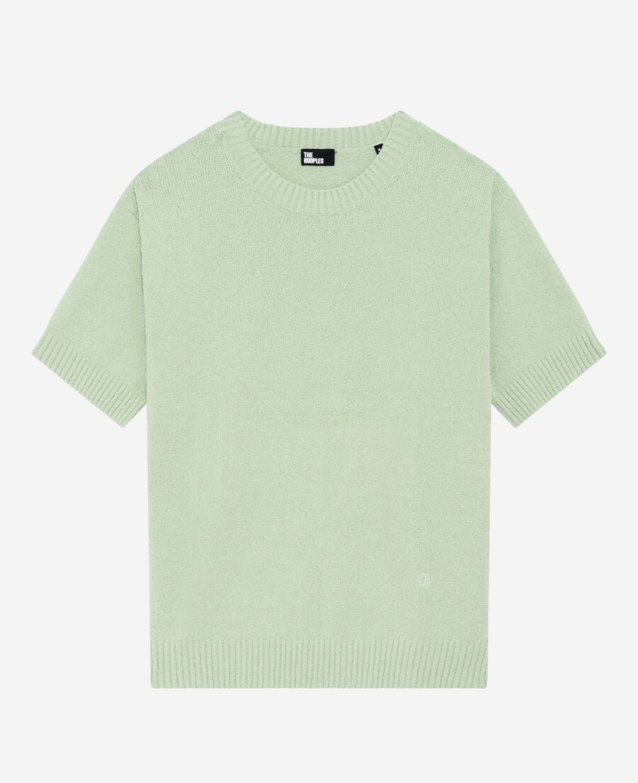 The Kooples MEN ALMOND GREEN almond green short-sleeved sweater