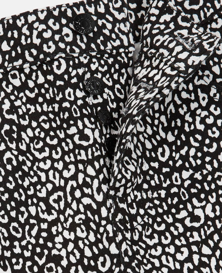 vaqueros slim leopardo negros