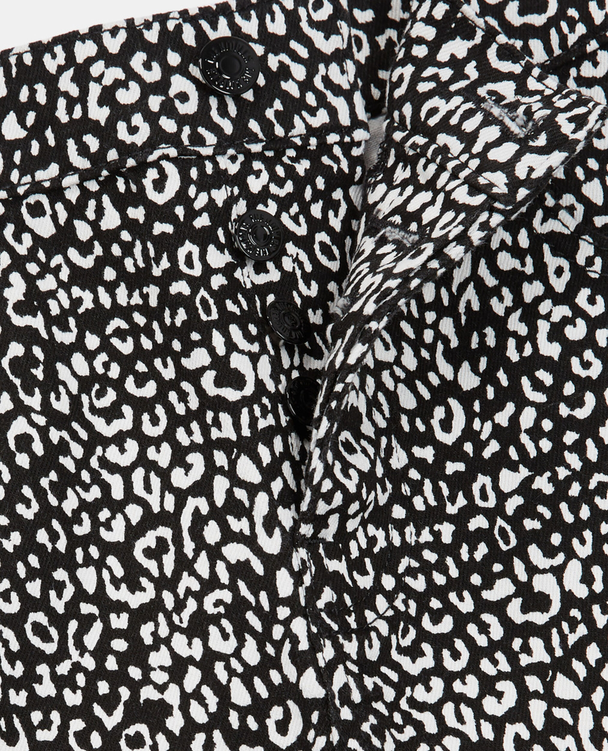 Vaqueros slim leopardo negros, BLACK, hi-res image number null