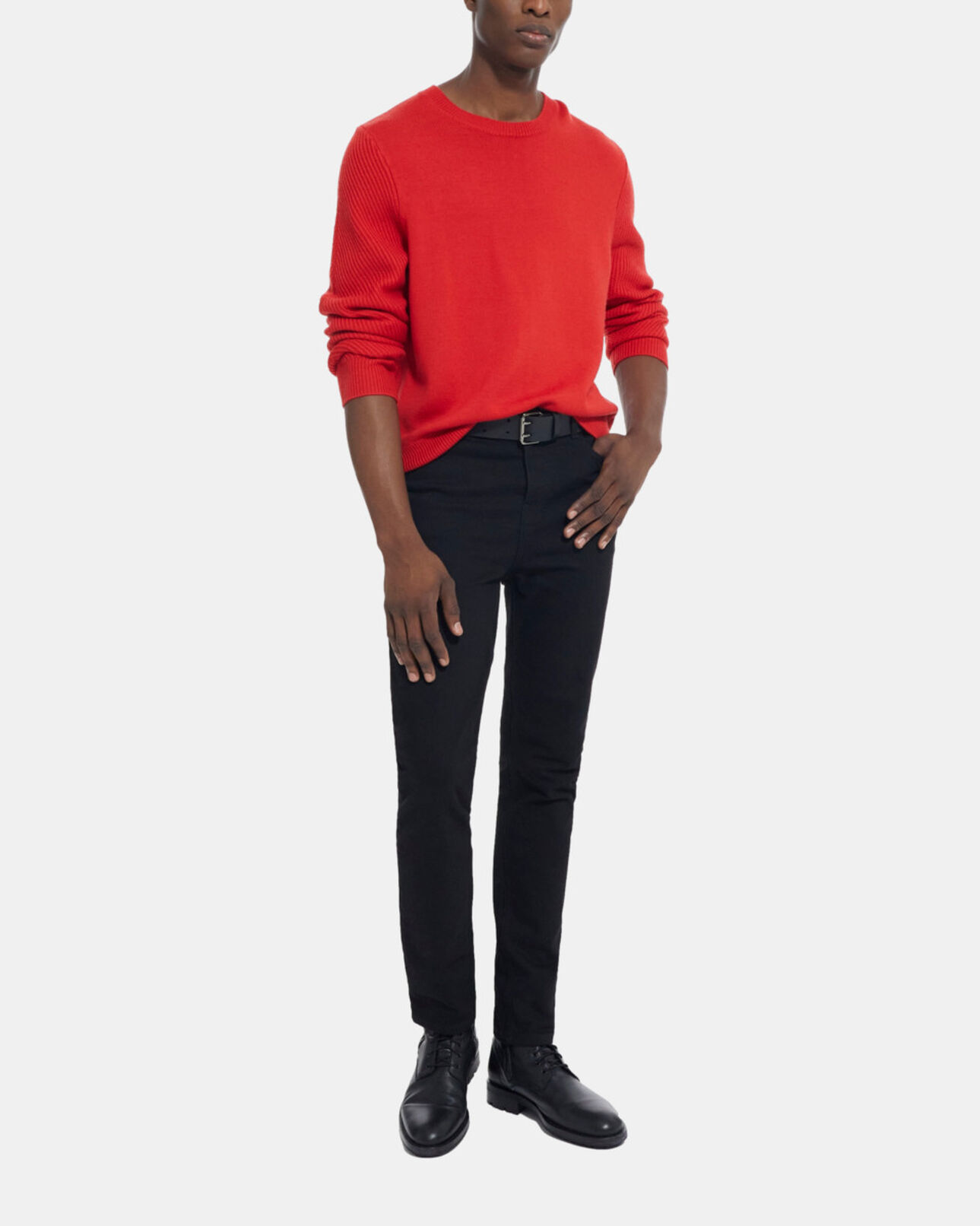 The Kooples MEN RED red wool sweater