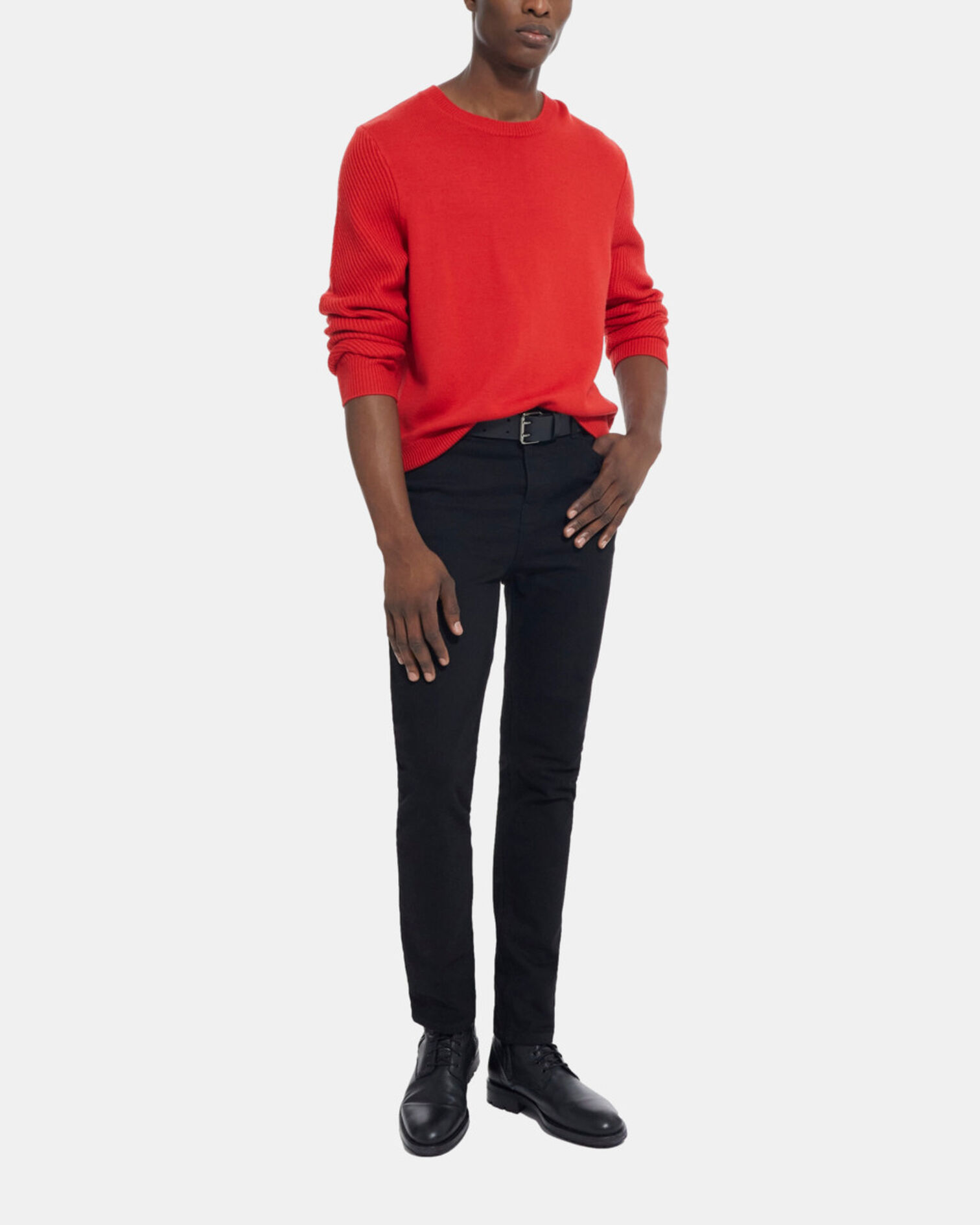 Red wool sweater, RED, hi-res image number null