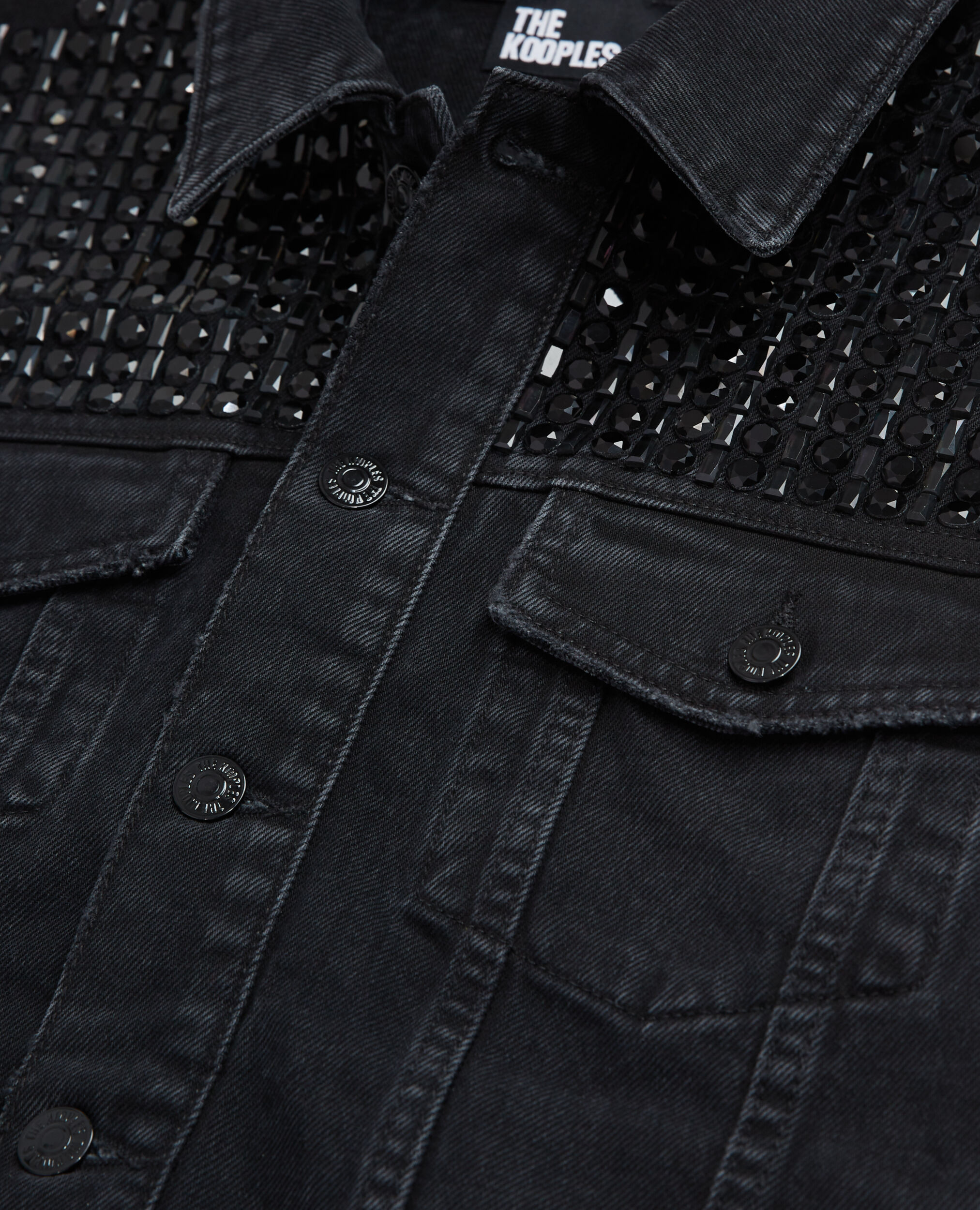 Sleeveless black cheap jean jacket