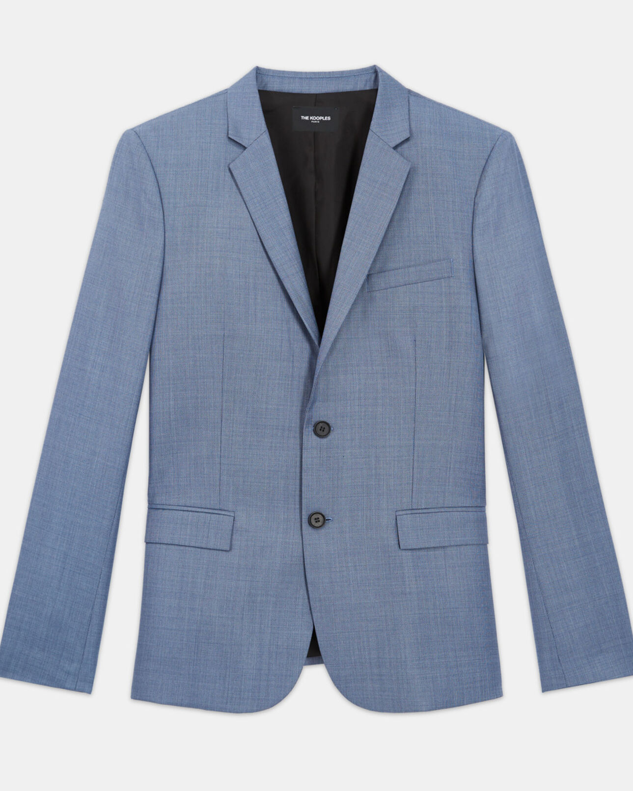 The Kooples MEN SKY formal sky blue jacket with three pockets