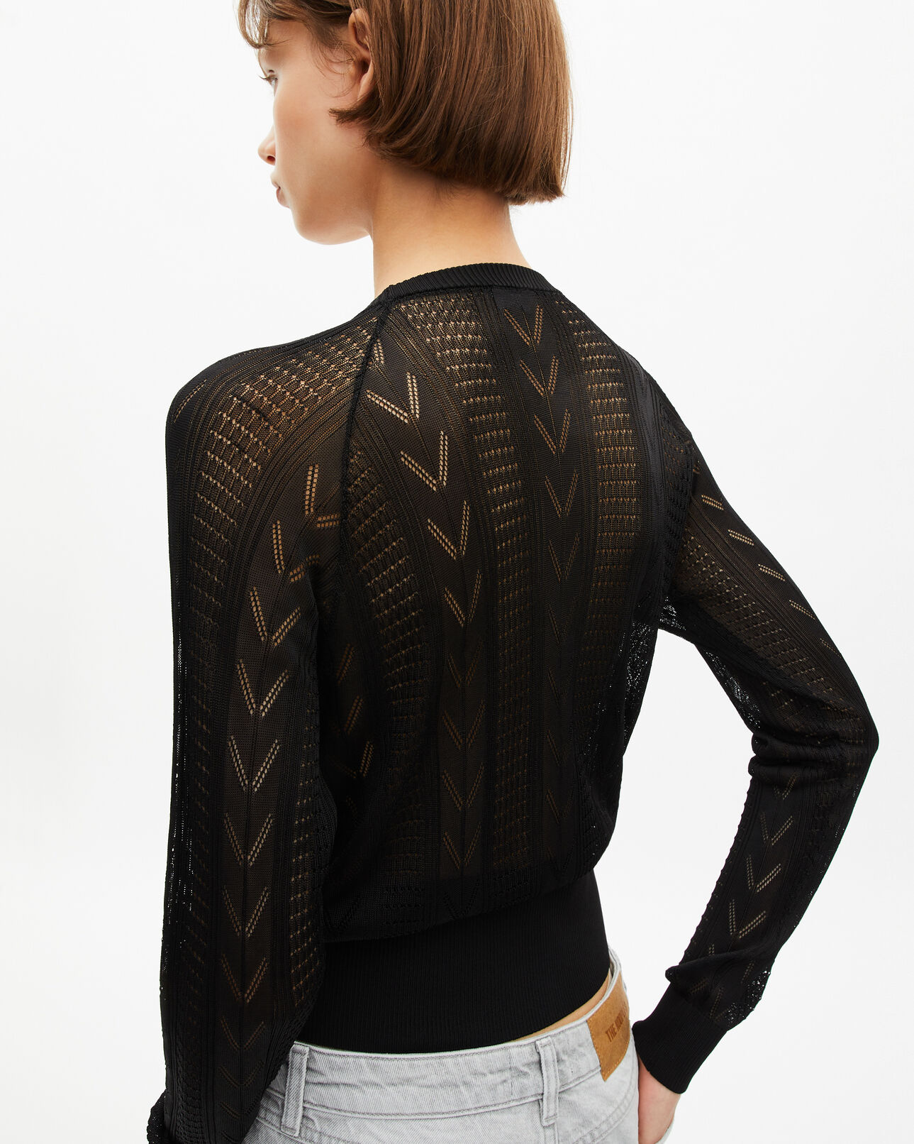 The Kooples FEMME BLACK pull noir