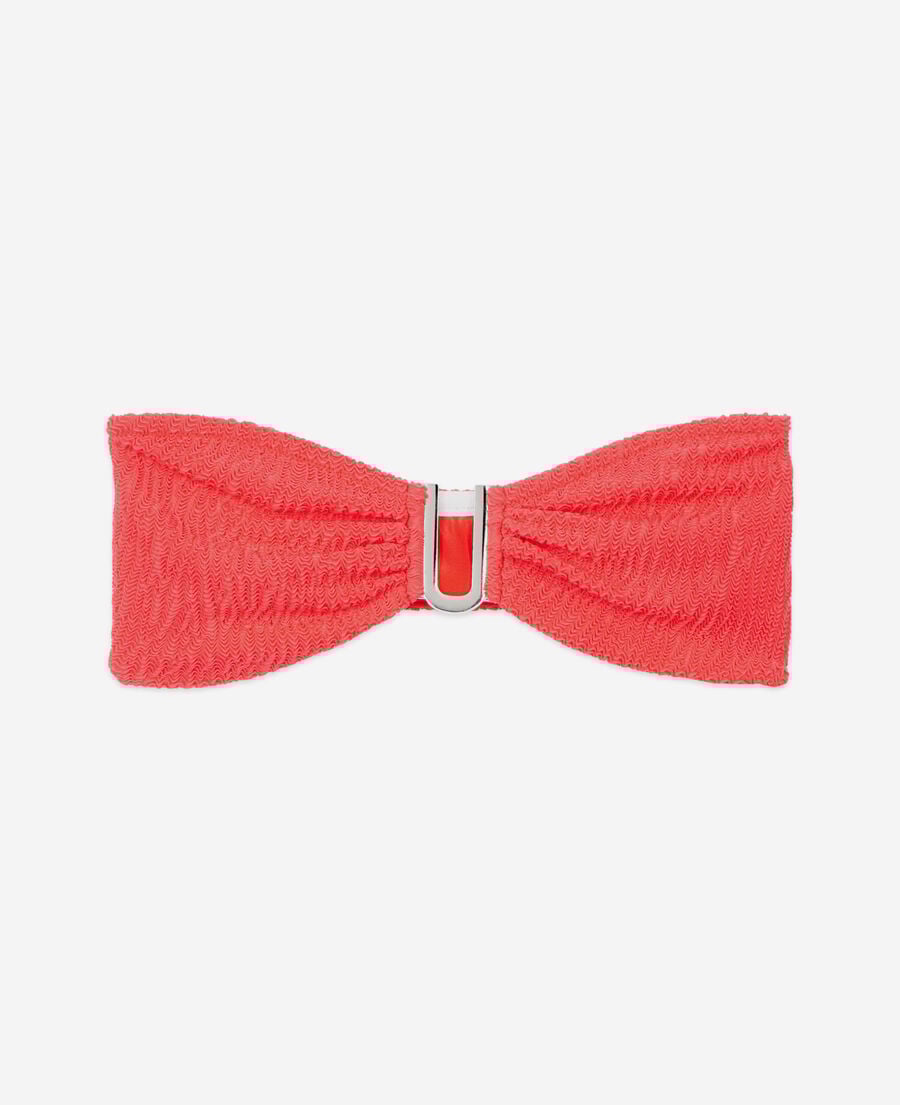 The Kooples DAMEN RED das rote bandeau-bikinioberteil von kooples x luz