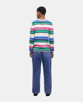 The Kooples H MULTICOLOR wool printed sweater