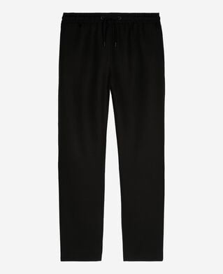 The Kooples MEN BLACK black straight-leg pants