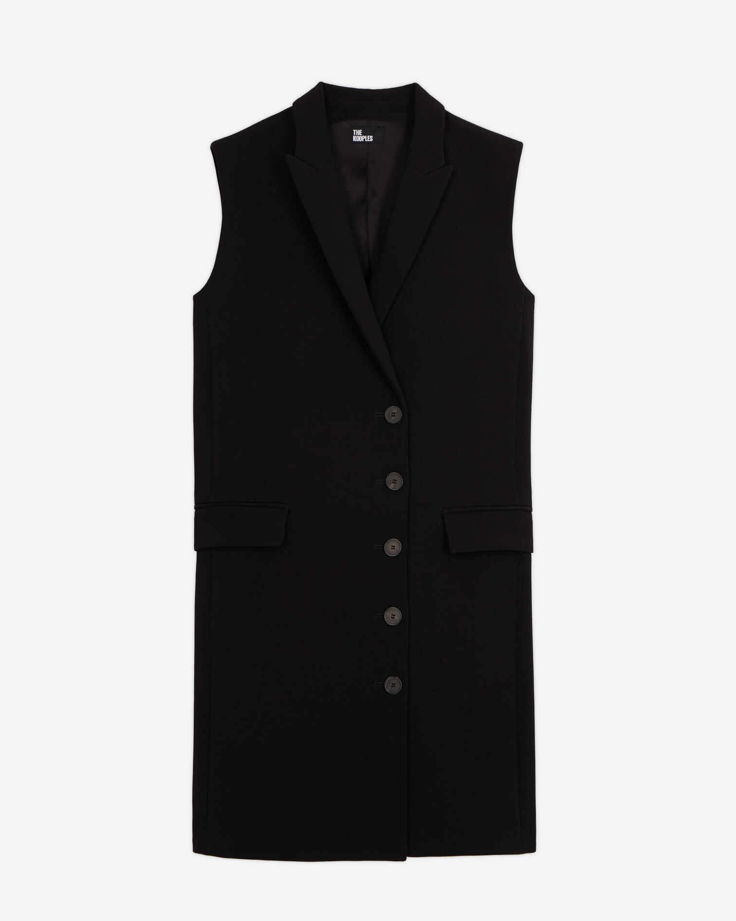 Schwarzes, kurzes aus Kreppkleid, BLACK, hi-res image number null