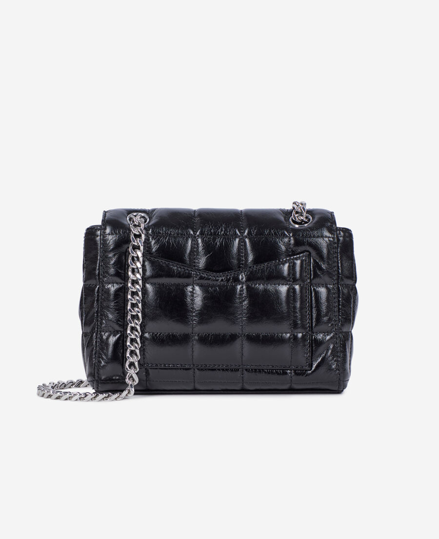 The Kooples WOMEN BLACK black quilted leather bag