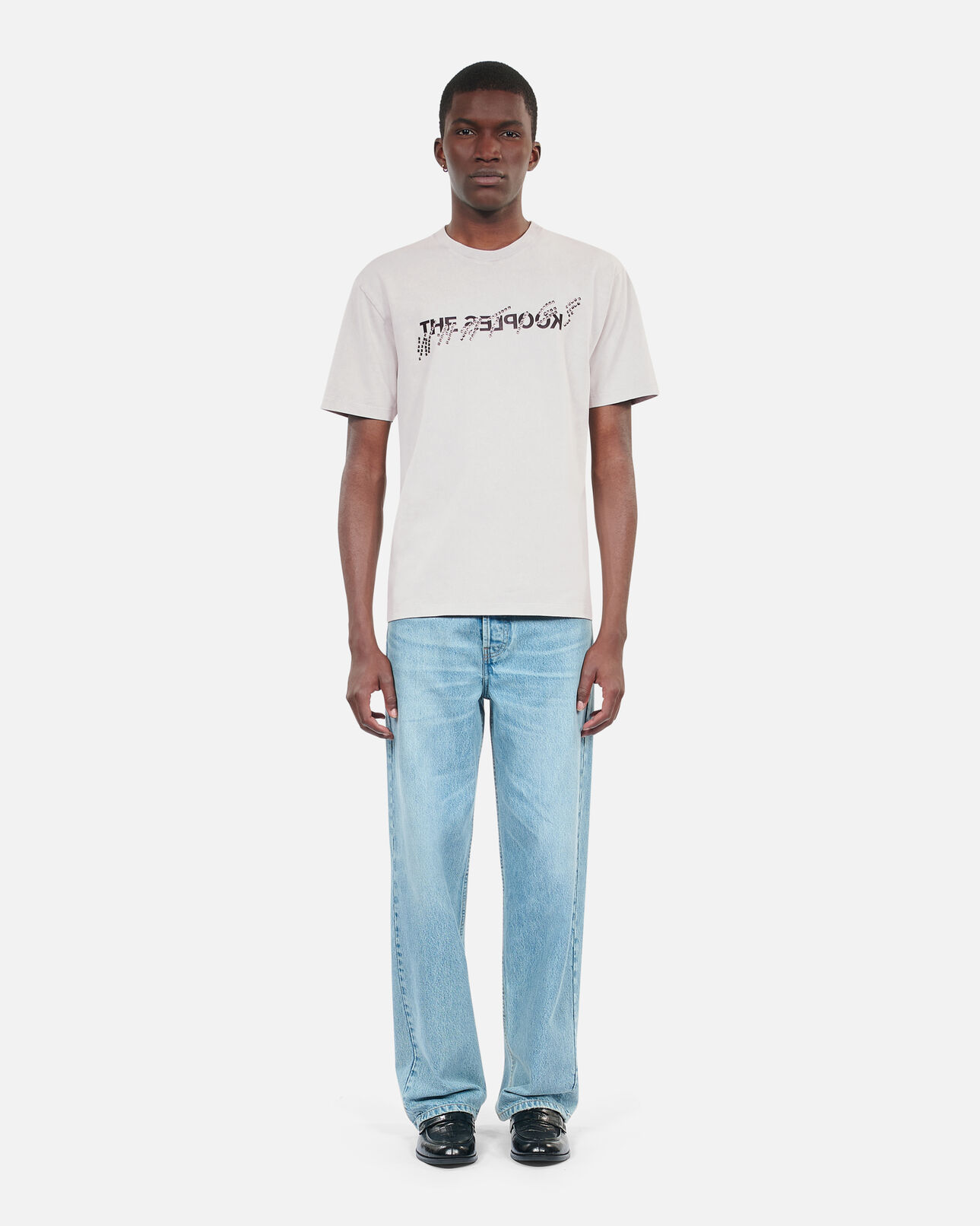 The Kooples MEN STONE GREY grey what is t-shirt with studs