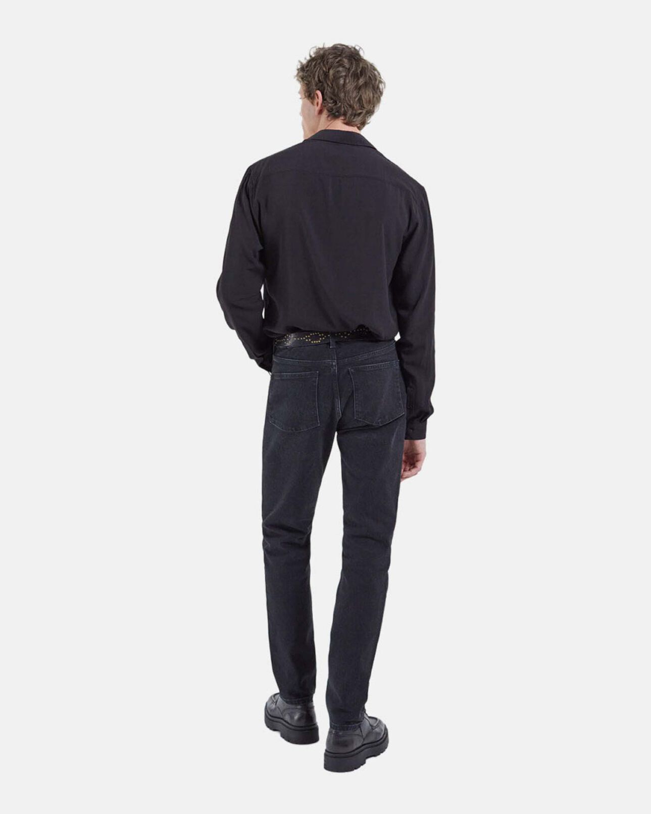 The Kooples H BLACK classic-collar shirt