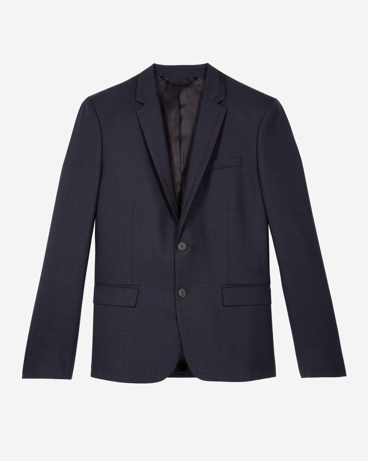 The Kooples HERREN NAVY blaue hahnentritt-anzugsjacke