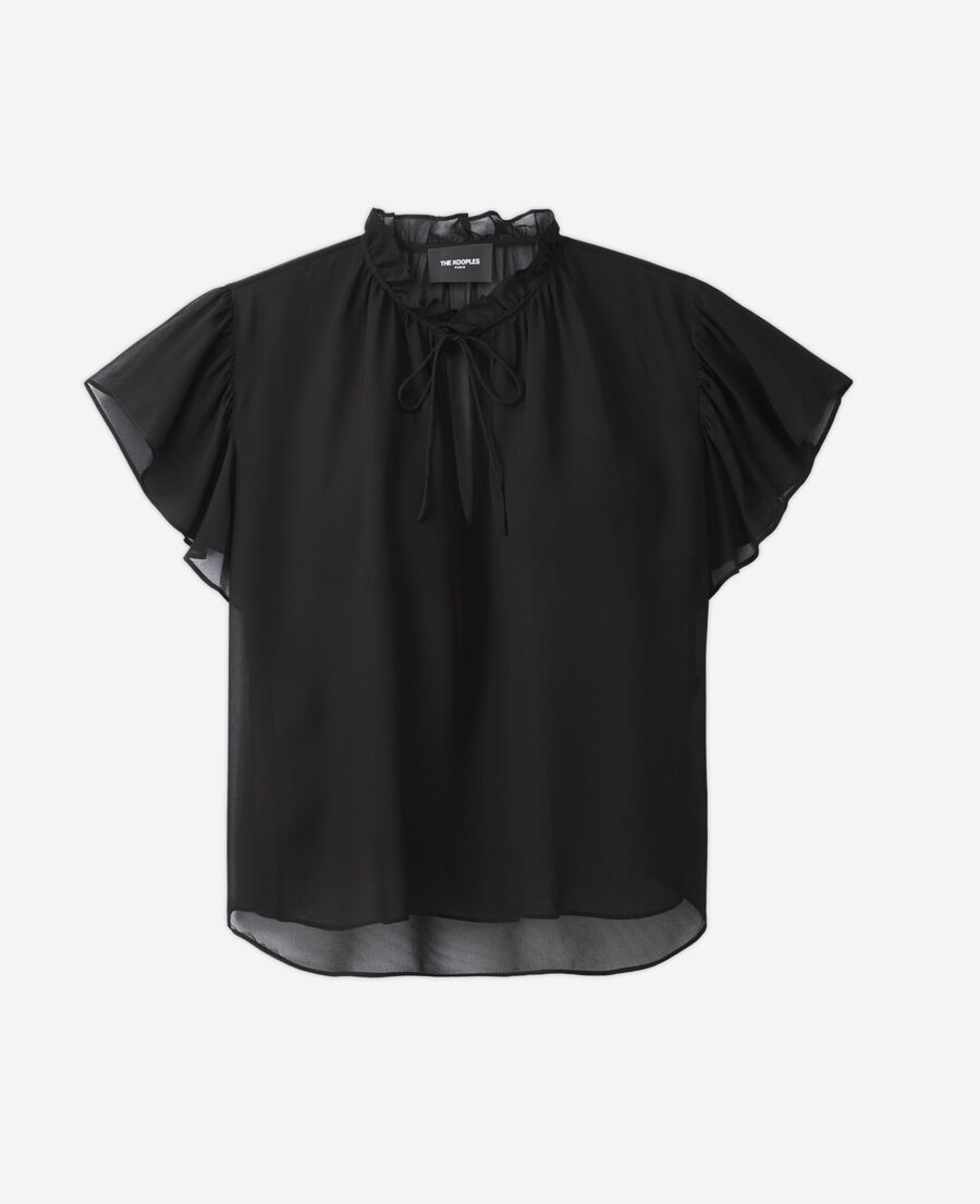 frilly blouse