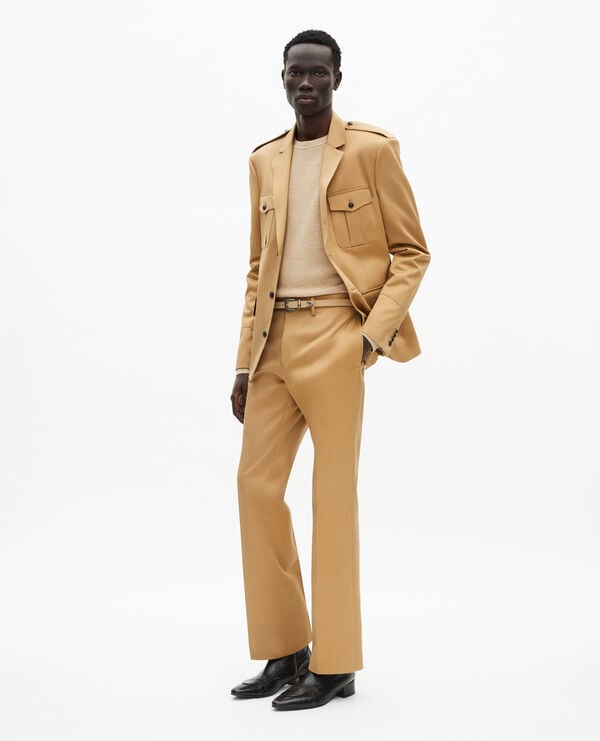 The Kooples MEN CAMEL camel cotton jacket