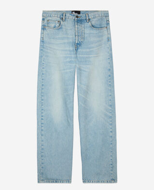 The Kooples HOMME BLUE/GREEN jean droit bleu