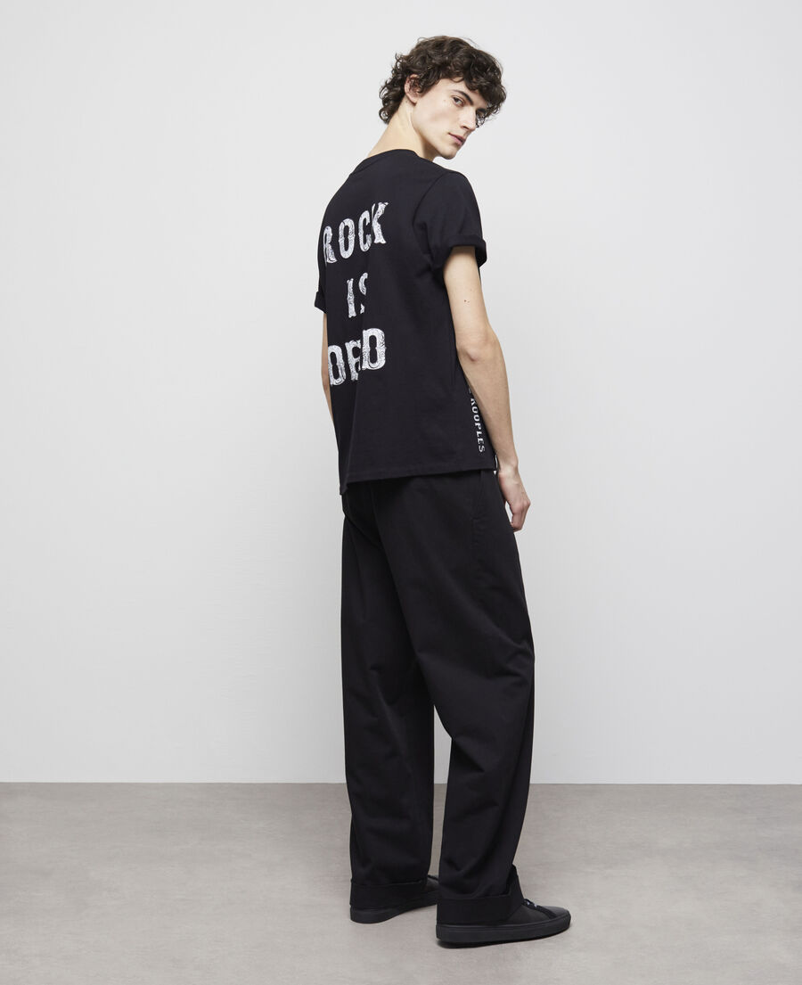 camiseta logotipo the kooples negra para hombre