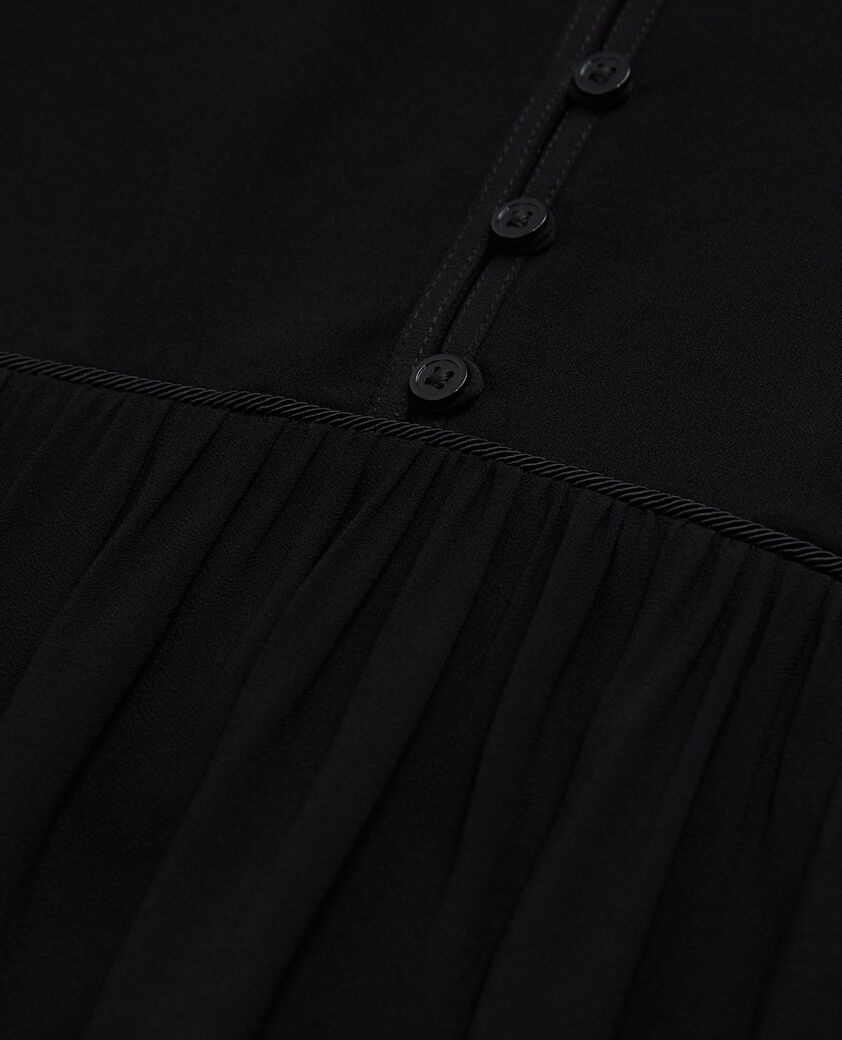 The Kooples FEMME BLACK robe courte noire