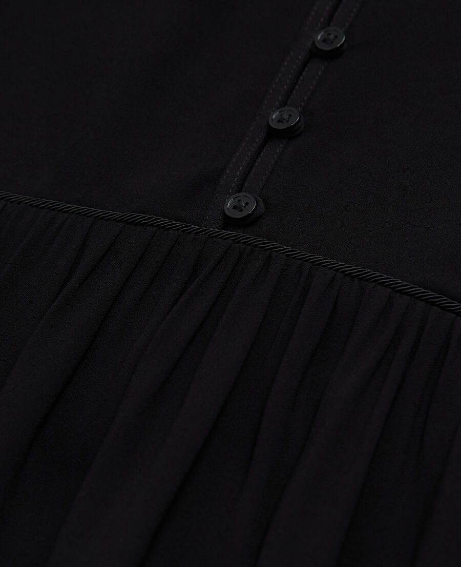 The Kooples FEMME BLACK robe courte noire