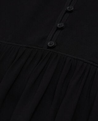 The Kooples FEMME BLACK robe courte noire