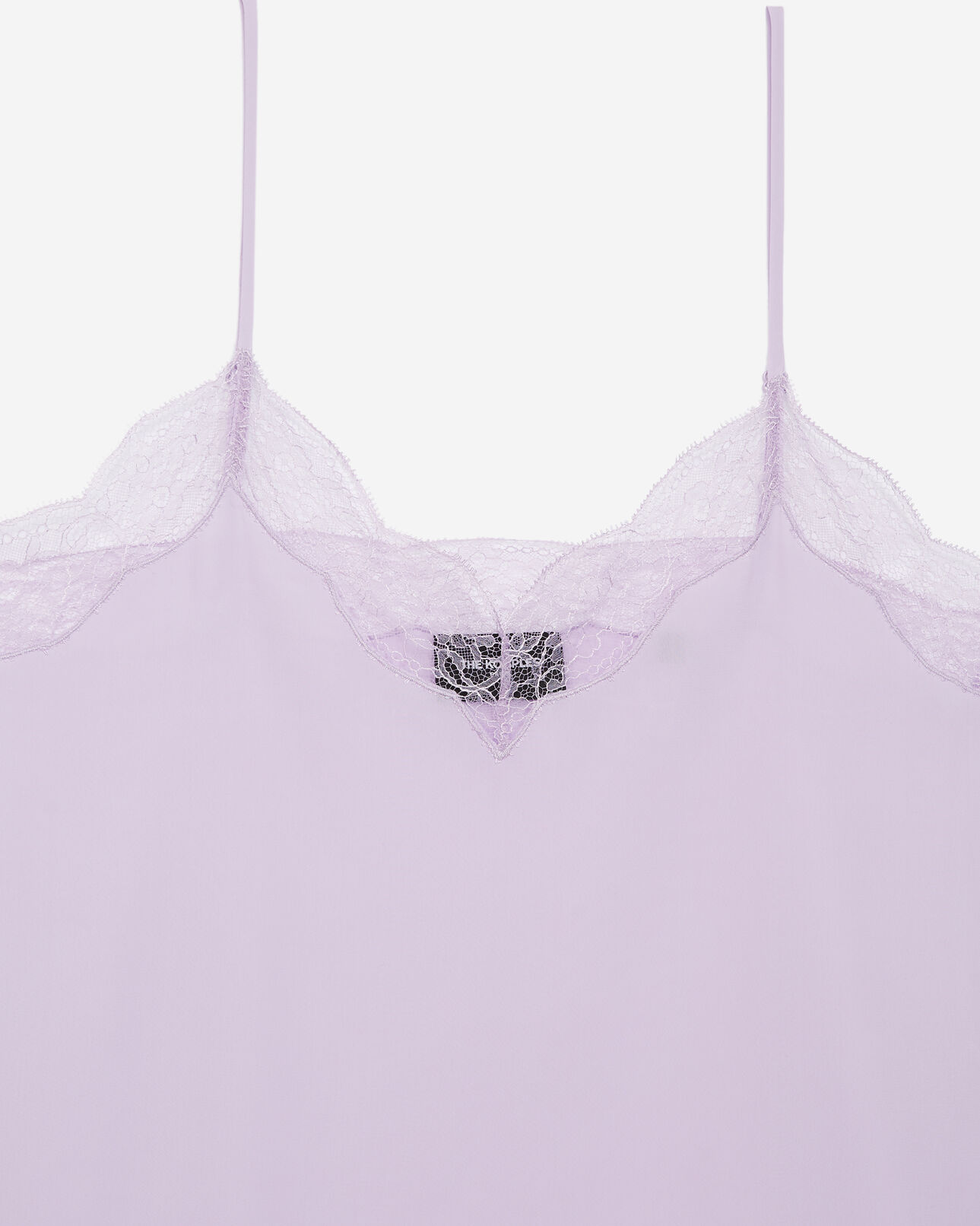 The Kooples WOMEN MAUVE flowing light purple camisole w/straps