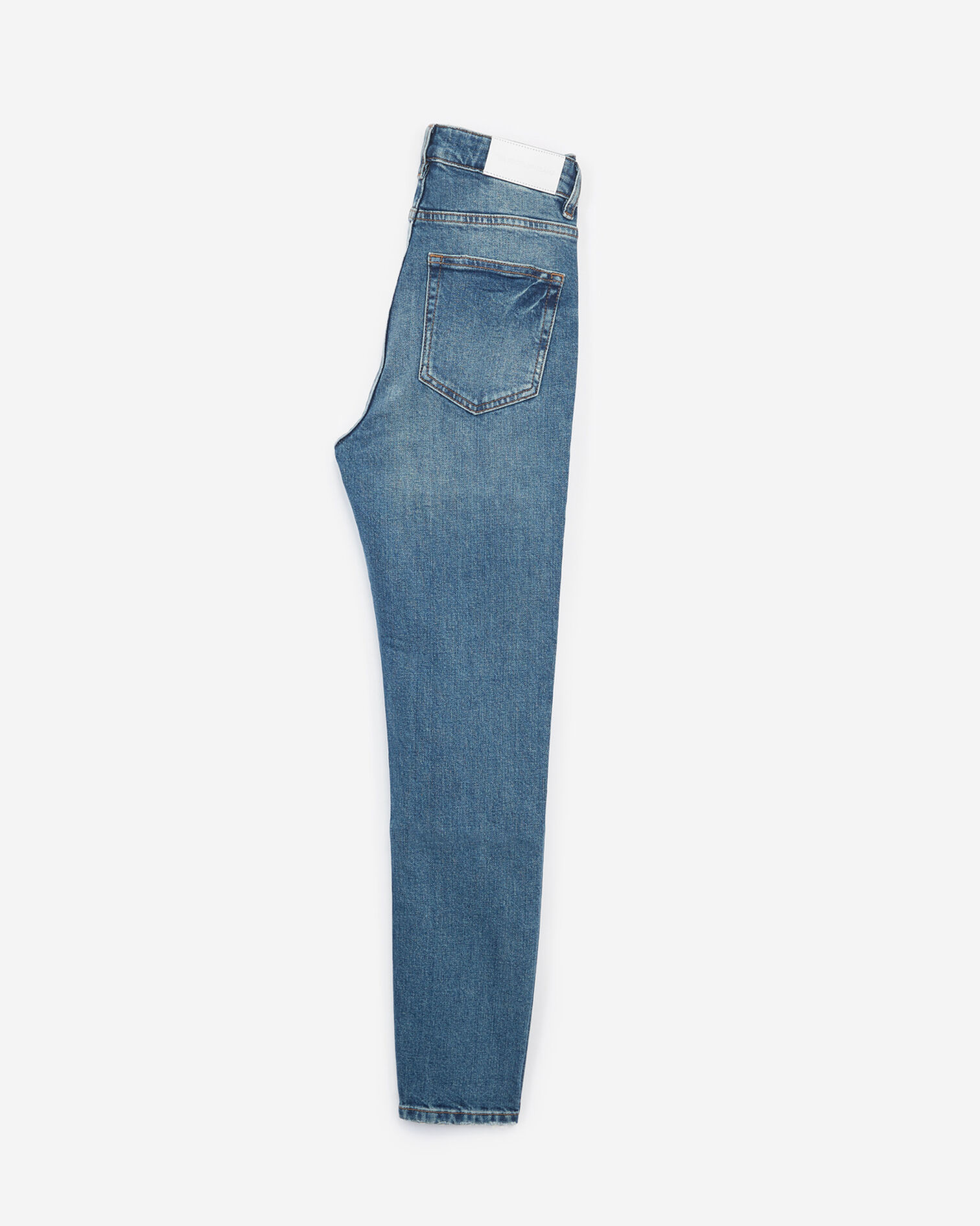 Blue jeans with fold-over waist, BLUE VINTAGE, hi-res image number null