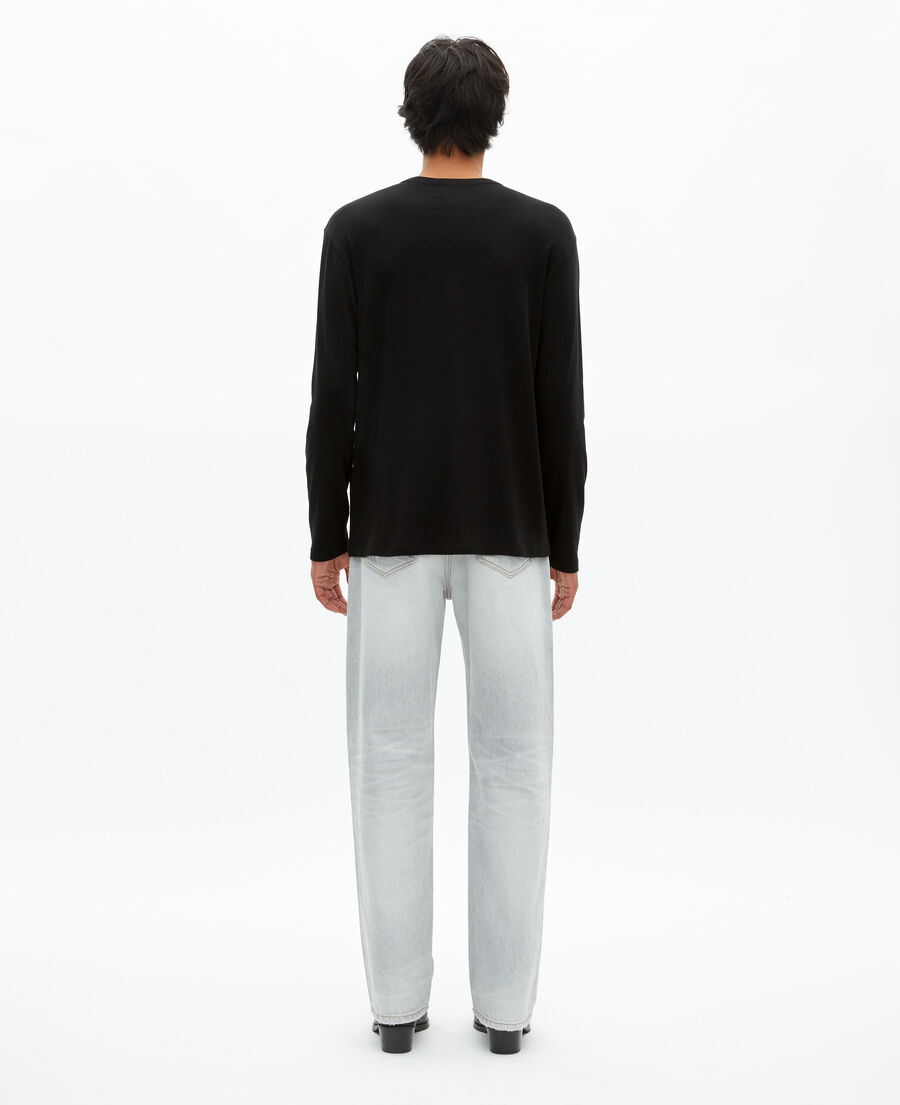 The Kooples H GREY light gray straight jeans