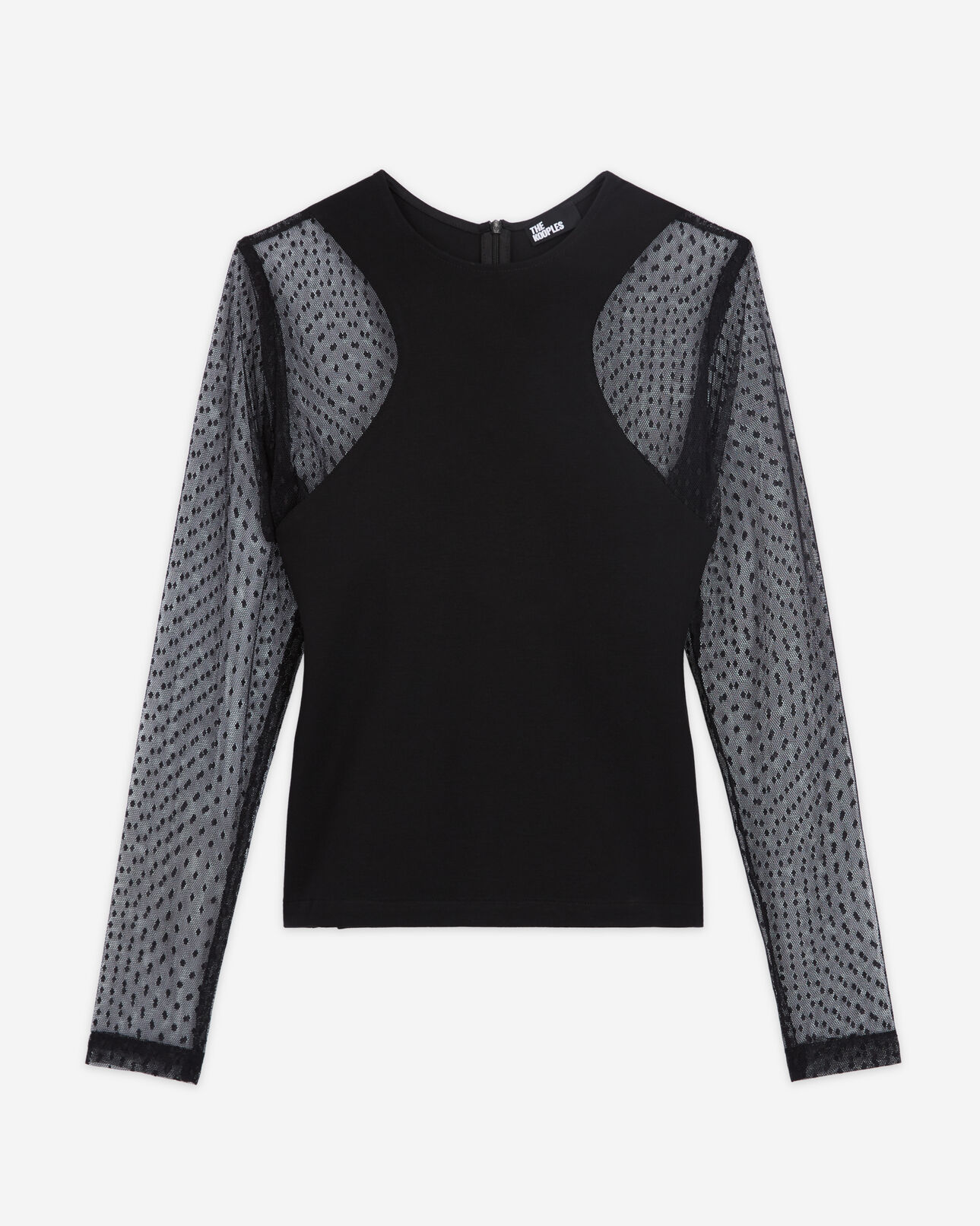 The Kooples FEMME BLACK top noir