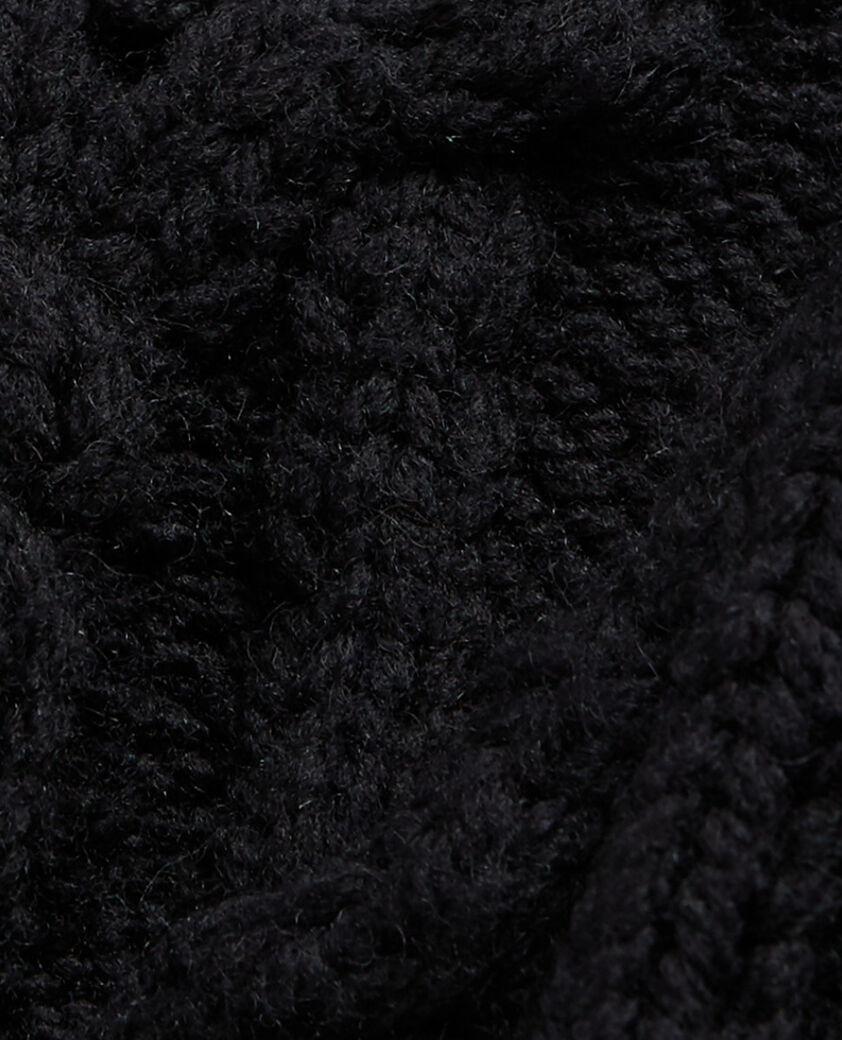 The Kooples HERREN BLACK pullover aus schwarzer wolle