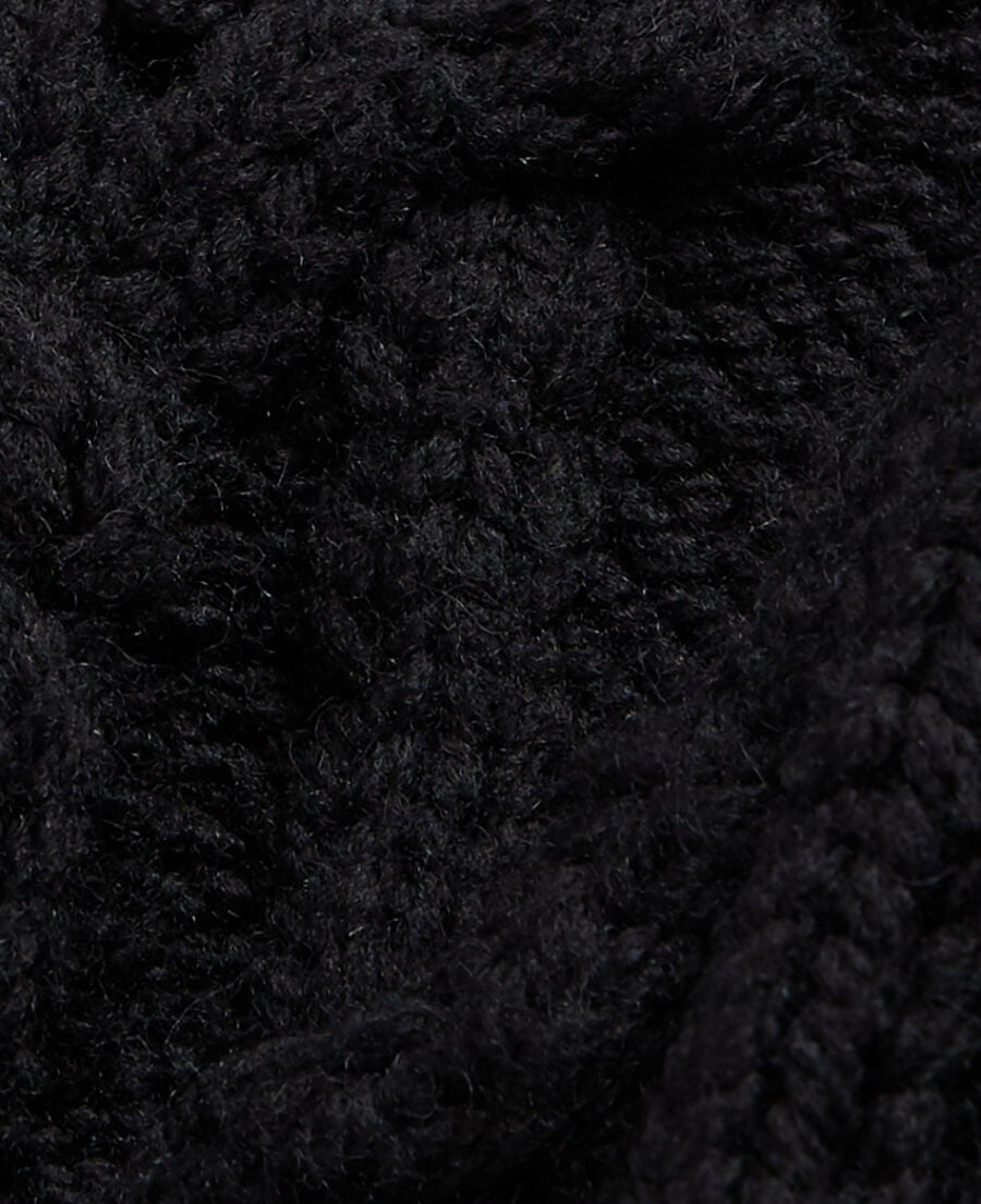 The Kooples HOMME BLACK pull en laine noir
