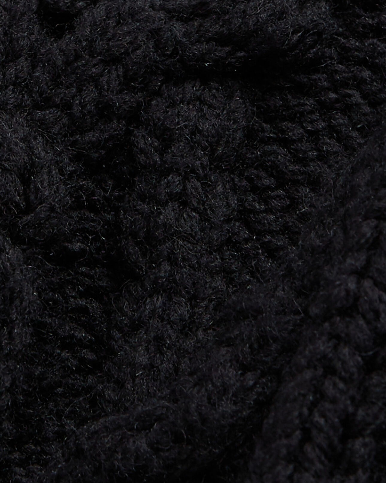 The Kooples HERREN BLACK pullover aus schwarzer wolle