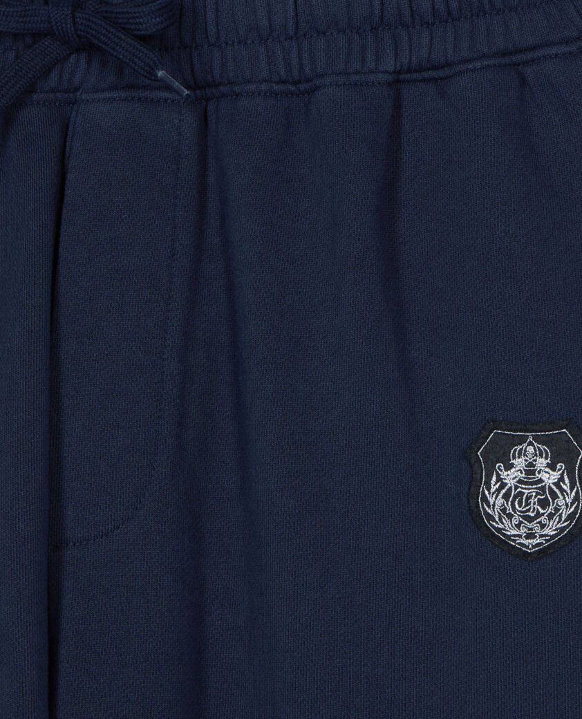 The Kooples HOMME DARK BLUE bas de jogging blason bleu